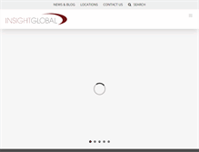Tablet Screenshot of insightglobal.com